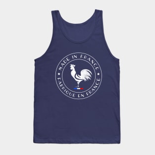 MADE IN FRANCE Gallic Rooster Two Stars Tank Top